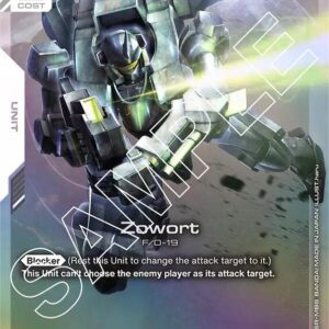 GUNDAM CARD GAME: STARTER SINGLES #132: Zowort (C+) Foil ST01-009 NM