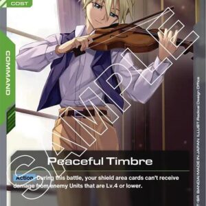 GUNDAM CARD GAME: STARTER SINGLES #215: Peaceful Timbre (C) Normal ST02-013 NM GUNDAM CARD GAME: STARTER SINGLES #215: Peaceful Timbre (C) Normal ST02-013 NM
