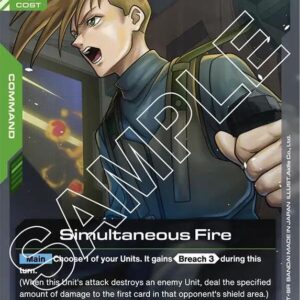 GUNDAM CARD GAME: STARTER SINGLES #221: Simultaneous Fire (C) Normal ST02-012 NM GUNDAM CARD GAME: STARTER SINGLES #221: Simultaneous Fire (C) Normal ST02-012 NM