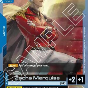 GUNDAM CARD GAME: STARTER SINGLES #231: Zechs Merquise (C) Normal ST02-011 NM GUNDAM CARD GAME: STARTER SINGLES #231: Zechs Merquise (C) Normal ST02-011 NM