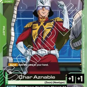 GUNDAM CARD GAME: STARTER SINGLES #303: Char Aznable (C) Normal ST03-011 NM GUNDAM CARD GAME: STARTER SINGLES #303: Char Aznable (C) Normal ST03-011 NM