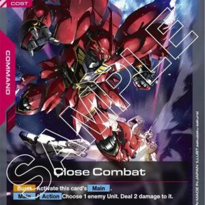 GUNDAM CARD GAME: STARTER SINGLES #307: Close Combat (C) Normal ST03-013 NM GUNDAM CARD GAME: STARTER SINGLES #307: Close Combat (C) Normal ST03-013 NM