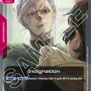 GUNDAM CARD GAME: STARTER SINGLES #321: Indignation (C) Normal ST03-012 NM