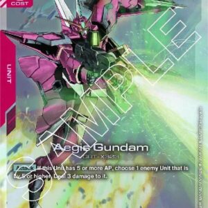 GUNDAM CARD GAME: STARTER SINGLES #401: Aegis Gundam (LR) Foil ST04-006 NM GUNDAM CARD GAME: STARTER SINGLES #401: Aegis Gundam (LR) Foil ST04-006 NM