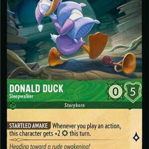 DISNEY LORCANA SINGLE CARDS: FABLED #102: Donald Duck – Sleepwalker (Common 83/204: NM)