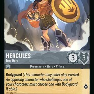 DISNEY LORCANA SINGLE CARDS: FABLED #154: Hercules – True Hero (Common Foil 191/204: NM)
