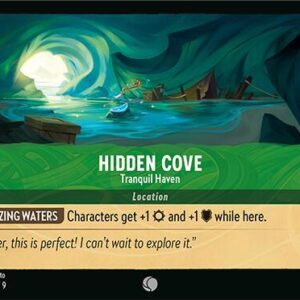 DISNEY LORCANA SINGLE CARDS: FABLED #156: Hidden Cove – Tranquil Haven (Common Foil 102/204: NM) DISNEY LORCANA SINGLE CARDS: FABLED #156: Hidden Cove – Tranquil Haven (Common Foil 102/204: NM)