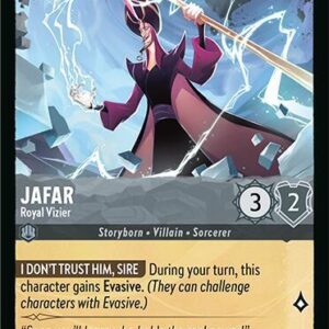 DISNEY LORCANA SINGLE CARDS: FABLED #172: Jafar – Royal Vizier (Common 181/204: NM) DISNEY LORCANA SINGLE CARDS: FABLED #172: Jafar – Royal Vizier (Common 181/204: NM)