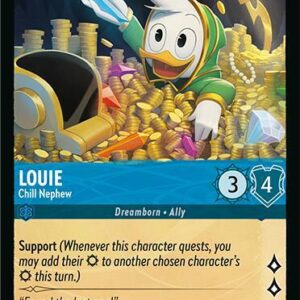 DISNEY LORCANA SINGLE CARDS: FABLED #212: Louie – Chill Nephew (Common Foil 140/204: NM)