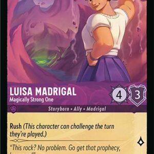 DISNEY LORCANA SINGLE CARDS: FABLED #213: Luisa Madrigal – Magically Strong One (Common 58/204: NM)