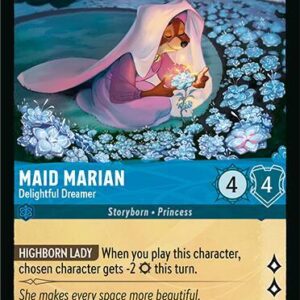 DISNEY LORCANA SINGLE CARDS: FABLED #220: Maid Marian – Delightful Dreamer (Common Foil 158/204: NM)