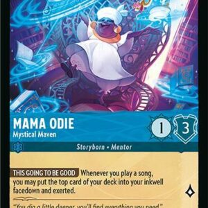 DISNEY LORCANA SINGLE CARDS: FABLED #226: Mama Odie – Mystical Maven (Rare Foil 152/204: NM)