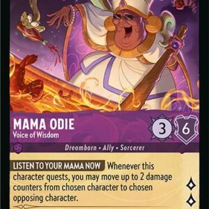 DISNEY LORCANA SINGLE CARDS: FABLED #227: Mama Odie – Voice of Wisdom (Uncommon 57/204: NM) DISNEY LORCANA SINGLE CARDS: FABLED #227: Mama Odie – Voice of Wisdom (Uncommon 57/204: NM)