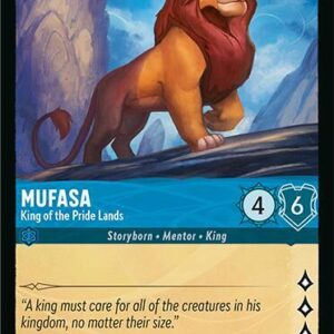 DISNEY LORCANA SINGLE CARDS: FABLED #269: Mufasa – King of the Pride Lands (Common 144/204: NM)