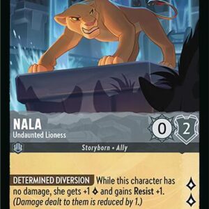 DISNEY LORCANA SINGLE CARDS: FABLED #281: Nala – Undaunted Lioness (Rare Foil 173/204: NM)