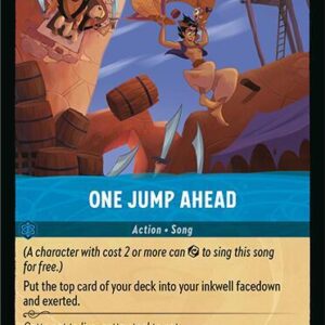 DISNEY LORCANA SINGLE CARDS: FABLED #286: One Jump Ahead (Common 165/204: NM)