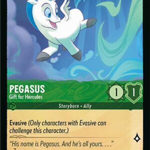 DISNEY LORCANA SINGLE CARDS: FABLED #295: Pegasus – Gift For Hercules (Common Foil 84/204: NM)