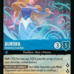 DISNEY LORCANA SINGLE CARDS: FABLED #31: Aurora – Dreaming Guardian (Super Rare Foil 153/204: NM)