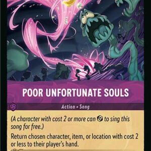 DISNEY LORCANA SINGLE CARDS: FABLED #310: Poor Unfortunate Souls (Common Foil 61/204: NM)