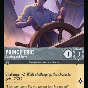 DISNEY LORCANA SINGLE CARDS: FABLED #319: Prince Eric – Dashing and Brave (Common 194/204: NM)