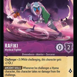 DISNEY LORCANA SINGLE CARDS: FABLED #333: Rafiki – Mystical Fighter (Rare 36/204: NM)