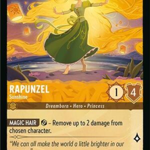 DISNEY LORCANA SINGLE CARDS: FABLED #337: Rapunzel – Sunshine (Common 8/204: NM)