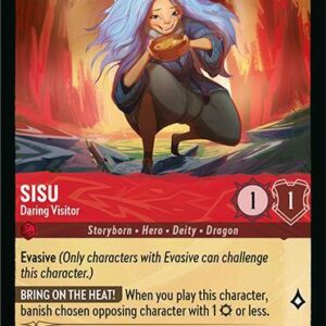 DISNEY LORCANA SINGLE CARDS: FABLED #370: Sisu – Daring Visitor (Uncommon Foil 119/204: NM)