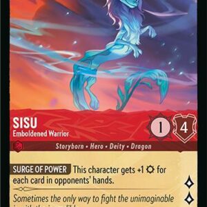 DISNEY LORCANA SINGLE CARDS: FABLED #372: Sisu – Emboldened Warrior (Rare Foil 118/204: NM)