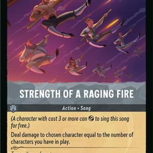 DISNEY LORCANA SINGLE CARDS: FABLED #385: Strength of a Raging Fire (Rare 201/204: NM) DISNEY LORCANA SINGLE CARDS: FABLED #385: Strength of a Raging Fire (Rare 201/204: NM)