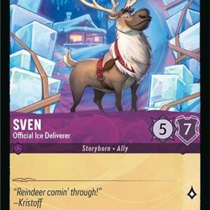 DISNEY LORCANA SINGLE CARDS: FABLED #389: Sven – Official Ice Deliverer (Uncommon 56/204: NM)