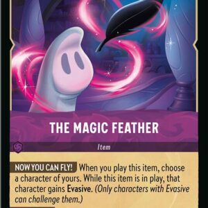 DISNEY LORCANA SINGLE CARDS: FABLED #391: The Magic Feather (Rare 64/204: NM)