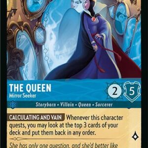 DISNEY LORCANA SINGLE CARDS: FABLED #399: The Queen – Mirror Seeker (Uncommon 149/204: NM) DISNEY LORCANA SINGLE CARDS: FABLED #399: The Queen – Mirror Seeker (Uncommon 149/204: NM)