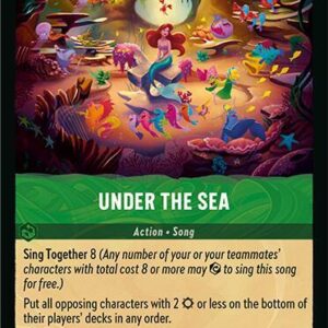 DISNEY LORCANA SINGLE CARDS: FABLED #421: Under The Sea (Rare 97/204: NM) DISNEY LORCANA SINGLE CARDS: FABLED #421: Under The Sea (Rare 97/204: NM)