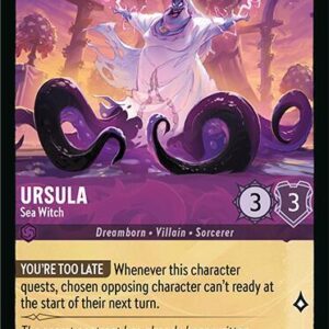 DISNEY LORCANA SINGLE CARDS: FABLED #426: Ursula – Sea Witch (Rare 37/204: NM)