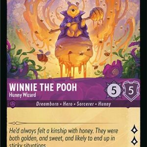 DISNEY LORCANA SINGLE CARDS: FABLED #444: Winnie the Pooh – Hunny Wizard (Common Foil 41/204: NM)
