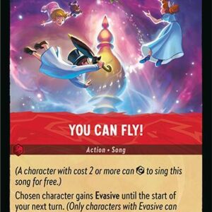 DISNEY LORCANA SINGLE CARDS: FABLED #448: You Can Fly! (Common Foil 131/204: NM)