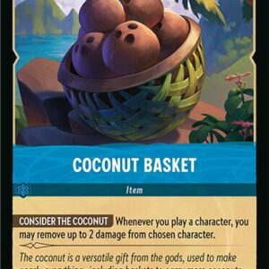 DISNEY LORCANA SINGLE CARDS: FABLED #78: Coconut Basket (Common Foil 169/204: NM)