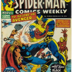 SPIDER-MAN COMICS WEEKLY (1973 SERIES) #75: GD/VG SPIDER-MAN COMICS WEEKLY (1973 SERIES) #75: GD/VG