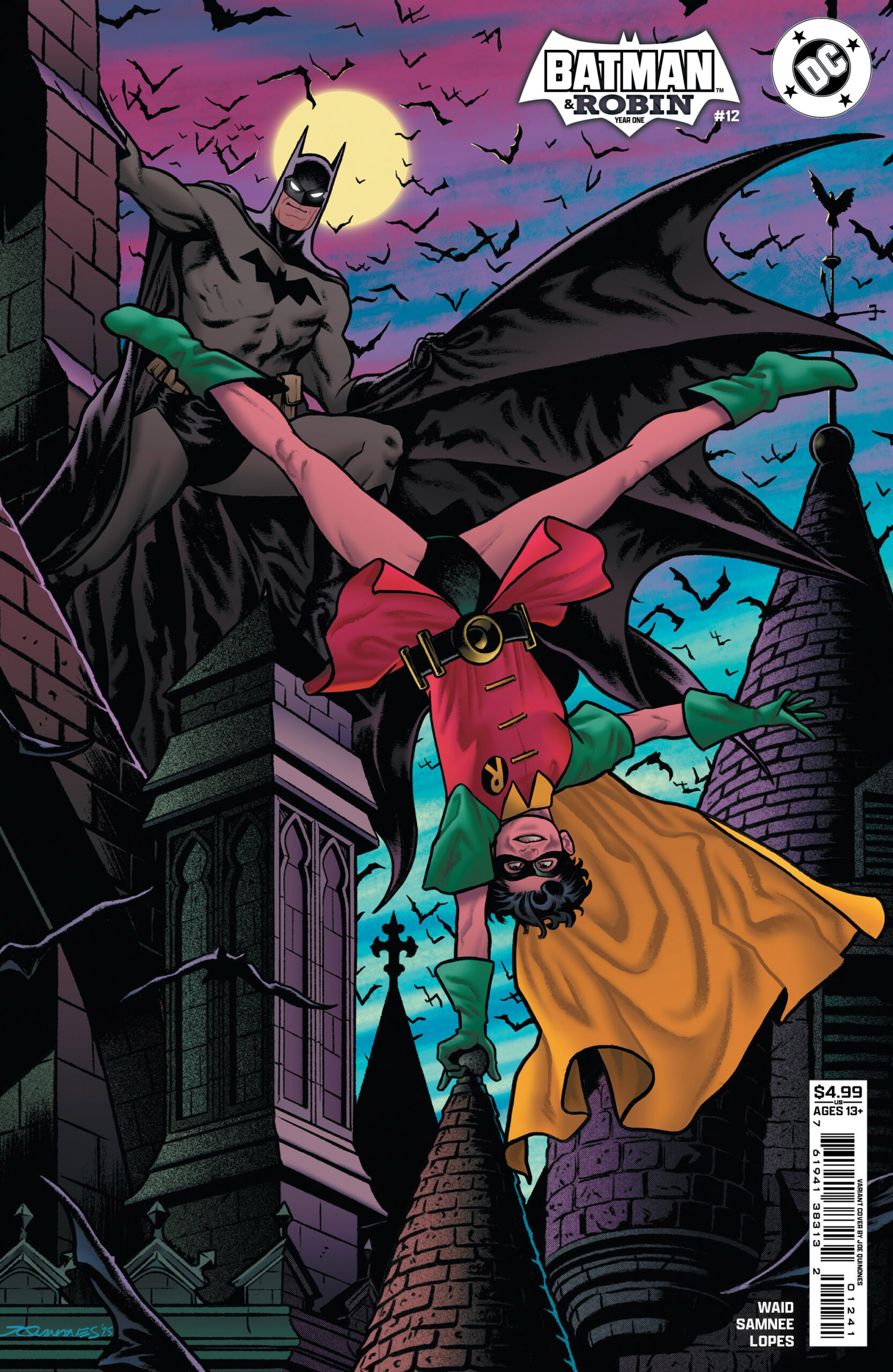 BATMAN AND ROBIN: YEAR ONE #12 Joe Quinones cover D BATMAN AND ROBIN: YEAR ONE #12 Joe Quinones cover D