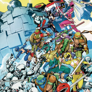 POWER RANGERS/TEENAGE MUTANT NINJA TURTLES III #4 Hendry Prasetya virgin cover K