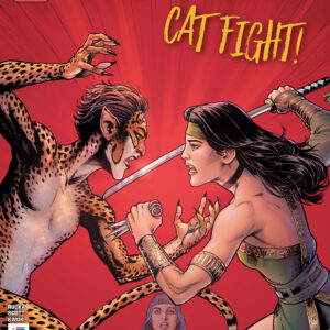 CHEETAH AND CHESHIRE ROB THE JUSTICE LEAGUE #4: Nicola Scott cover A CHEETAH AND CHESHIRE ROB THE JUSTICE LEAGUE #4: Nicola Scott cover A