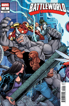 BATTLEWORLD #2 Nick Bradshaw 5-part connecting cover B BATTLEWORLD #2 Nick Bradshaw 5-part connecting cover B