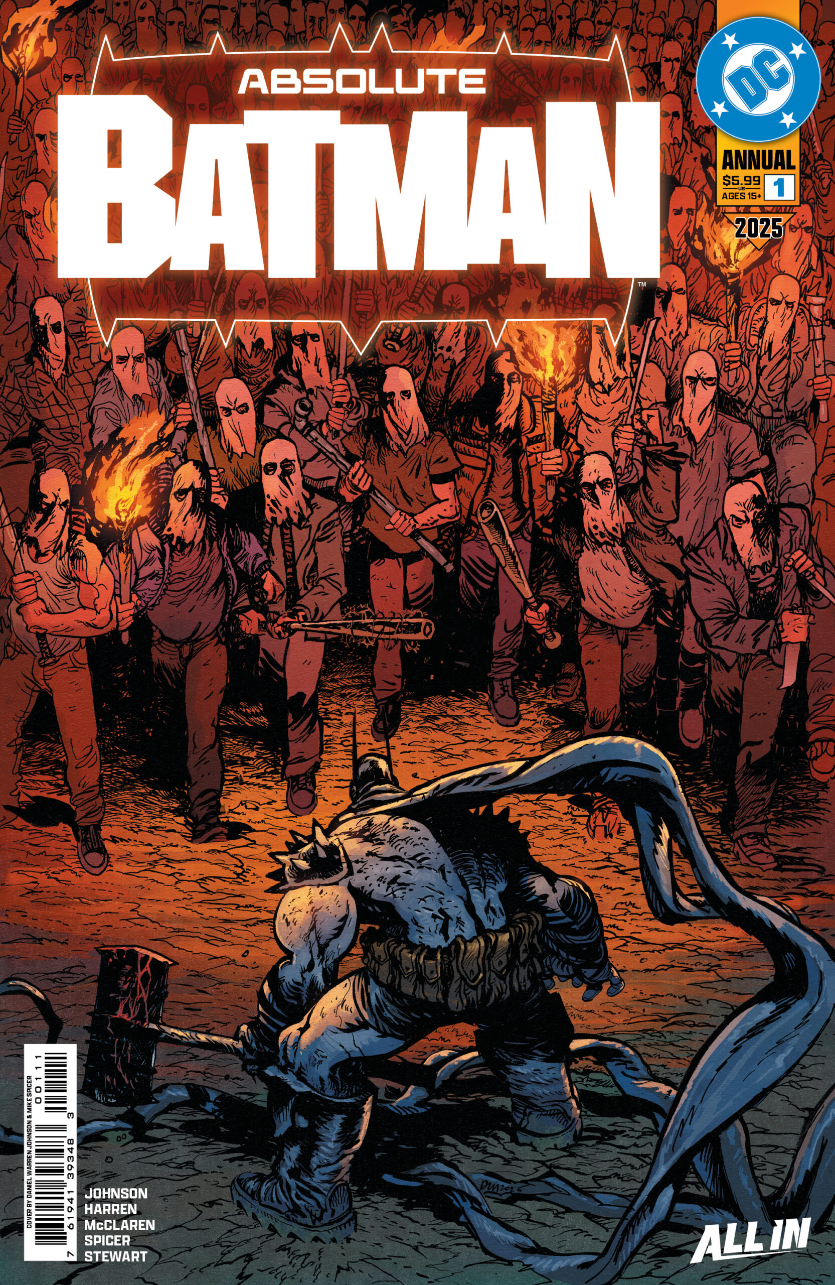 ABSOLUTE BATMAN ANNUAL (2025 SERIES) #1 Daniel Warren Johnson cover A ABSOLUTE BATMAN ANNUAL (2025 SERIES) #1 Daniel Warren Johnson cover A