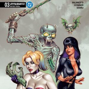 HARLEY QUINN X ELVIRA #3 Joseph Michael Linsner cover C HARLEY QUINN X ELVIRA #3 Joseph Michael Linsner cover C