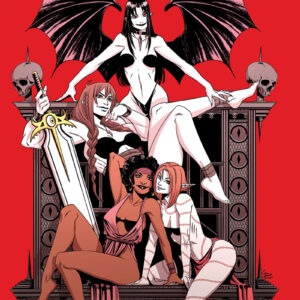BARBARIC: THE BLACK KNIGHT #1 Corin Howell Lilith crossover Black Bag cover D BARBARIC: THE BLACK KNIGHT #1 Corin Howell Lilith crossover Black Bag cover D