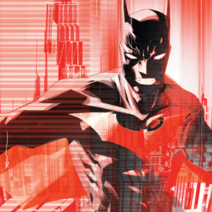 BATMAN/STATIC BEYOND #1: Dustin Nguyen Foil cover E BATMAN/STATIC BEYOND #1: Dustin Nguyen Foil cover E