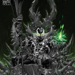 KING SPAWN #52 Kael Ngu B&W cover B