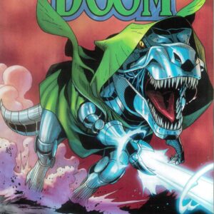 ONE WORLD UNDER DOOM #8: Salvador Larroca Doomasaur cover B ONE WORLD UNDER DOOM #8: Salvador Larroca Doomasaur cover B
