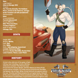 BIKER MICE FROM MARS (2025 SERIES) #7: Dotun Akande Handbook cover B BIKER MICE FROM MARS (2025 SERIES) #7: Dotun Akande Handbook cover B