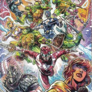 POWER RANGERS/TEENAGE MUTANT NINJA TURTLES III #3: Vincenzo Riccardi RI cover L